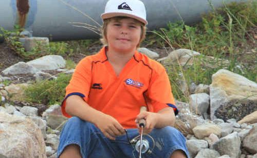 Cameron Ramsay 12 of Yamba was spotted fishing at Oyster Channel. Cameron Ramsay 12 of Yamba was spotted fishing at Oyster Channel.