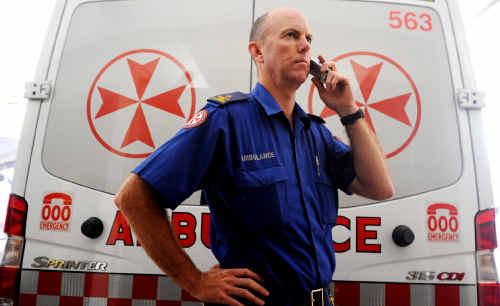 Grafton Ambulance intensive care paramedic and station officer Michael Carter. Grafton Ambulance intensive care paramedic and station officer Michael Carter.