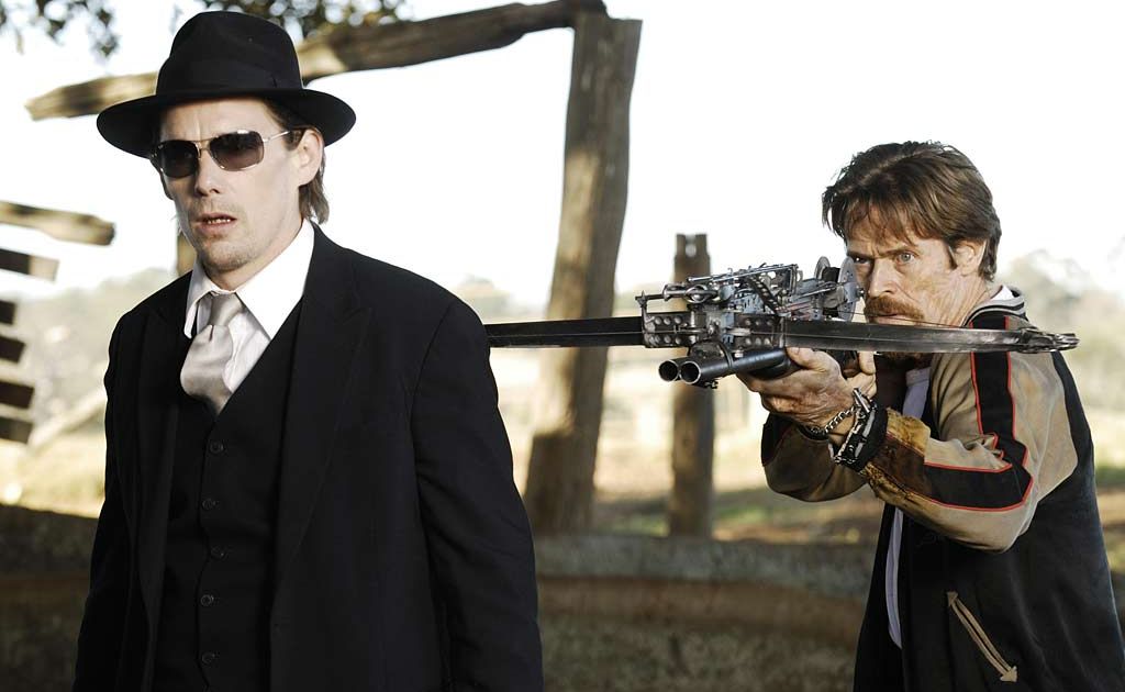 Ethan Hawke and Willem Dafoe star in the new vampire horror film, Daybreakers. Ethan Hawke and Willem Dafoe star in the new vampire horror film, Daybreakers.
