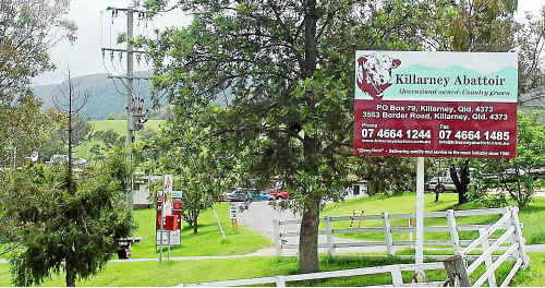 Shaky ground: 130 workers at Killarney Abattoir face an uncertain future after being stood down from the Leitch Pastoral Group-owned meatworks. Shaky ground: 130 workers at Killarney Abattoir face an uncertain future after being stood down from the Leitch Pastoral Group-owned meatworks.
