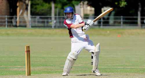 Sam Jackson for Brothers as they chased down South’s small first innings total. Sam Jackson for Brothers as they chased down South’s small first innings total.