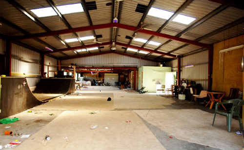 The building in which the party was held on Saturday night. The building in which the party was held on Saturday night.