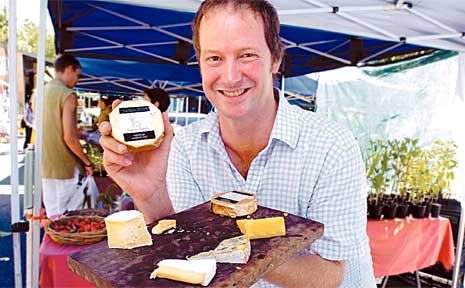 Justin Telfer of Bangalow Cheese Co. Justin Telfer of Bangalow Cheese Co.