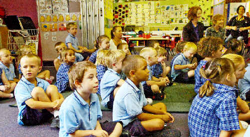 Deputy Prime Minister Julia Gillard visited The Richmond Christian College in Ballina yesterday. Deputy Prime Minister Julia Gillard visited The Richmond Christian College in Ballina yesterday.
