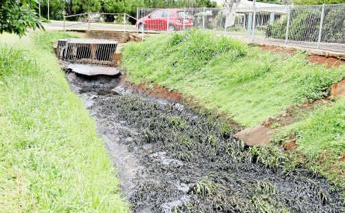 A bitumen emulsion spill was initially thought to be an oil spill. A bitumen emulsion spill was initially thought to be an oil spill.