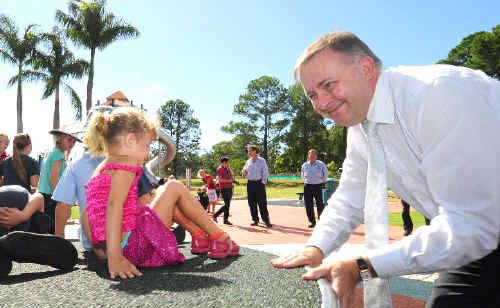 Federal Minister for Regional Development and Local Government Anthony Albanese at the opening of the Brelsford Park playground. Federal Minister for Regional Development and Local Government Anthony Albanese at the opening of the Brelsford Park playground.
