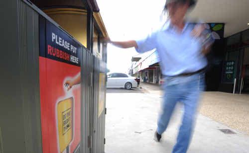 New waste stations have been installed in Grafton CBD. New waste stations have been installed in Grafton CBD.