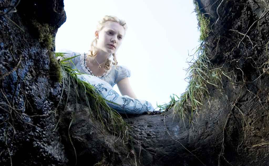 Mia Wasikowska in Alice in Wonderland. Mia Wasikowska in Alice in Wonderland.