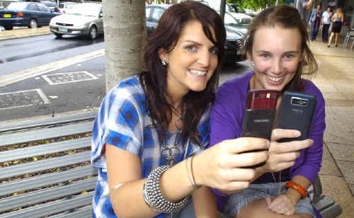 Maddie Orchard from East Ballina, and Katie Cross from East Lismore, admit to using their mobile phones while driving even though they know it’s dangerous. Maddie Orchard from East Ballina, and Katie Cross from East Lismore, admit to using their mobile phones while driving even though they know it’s dangerous.