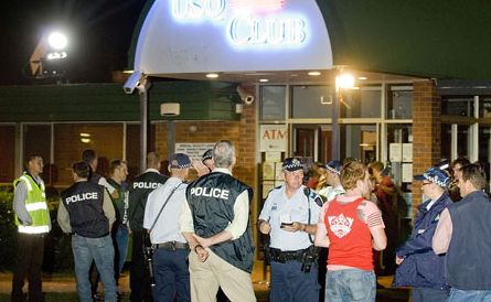 A drug raid at the USQ Club in February 2010. A drug raid at the USQ Club in February 2010.