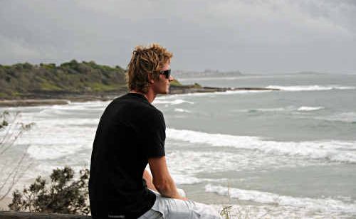 Laurie Towner contemplates which wave is next on his hit list. Laurie Towner contemplates which wave is next on his hit list.