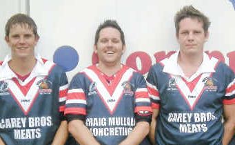 The Bohm brothers (from left) Dennis, Richard, Jamie and Matthew all played C-grade rugby league for Warwick Cowboys on Saturday. The Bohm brothers (from left) Dennis, Richard, Jamie and Matthew all played C-grade rugby league for Warwick Cowboys on Saturday.