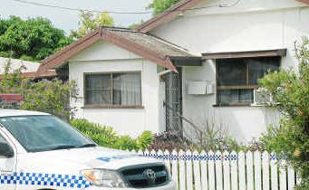 The house in Korah Street, Bowen, where the body of a 67-year-old woman, who is believed to have died several weeks ago, was found. The house in Korah Street, Bowen, where the body of a 67-year-old woman, who is believed to have died several weeks ago, was found.