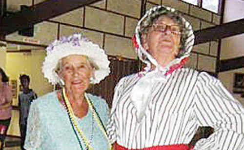 Rolling Bones Players members Maureen Wild and Greg Clarke were convincing ugly sisters in last year’s pantomime Cinderella and Beyond. Rolling Bones Players members Maureen Wild and Greg Clarke were convincing ugly sisters in last year’s pantomime Cinderella and Beyond.