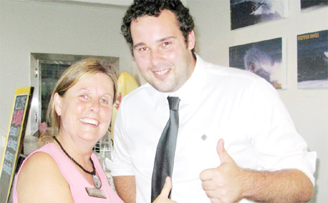 Clinton Ludlow is 2010 president of the Brunswick Heads Chamber of Commerce, pictured here at the chamber’s AGM with Suzanne Eatwell. Clinton Ludlow is 2010 president of the Brunswick Heads Chamber of Commerce, pictured here at the chamber’s AGM with Suzanne Eatwell.