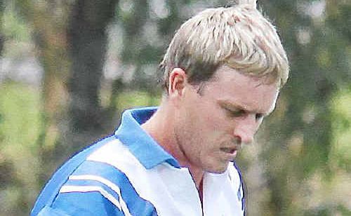 Warwick club player Donald Costigan during a break in the Condamine Sports Club Sevens in veteran’s hockey at the weekend. Warwick club player Donald Costigan during a break in the Condamine Sports Club Sevens in veteran’s hockey at the weekend.