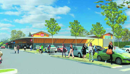 An artist’s impression of the proposed Supa IGA Centre at Wollongbar. An artist’s impression of the proposed Supa IGA Centre at Wollongbar.