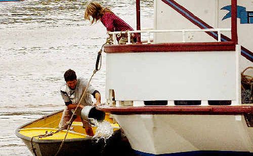 Thursday will be the day to watch for the boat owners moored at the Mary River Marina as flood waters race downstream. Owner Neville Foord has the marina prepared. Thursday will be the day to watch for the boat owners moored at the Mary River Marina as flood waters race downstream. Owner Neville Foord has the marina prepared.