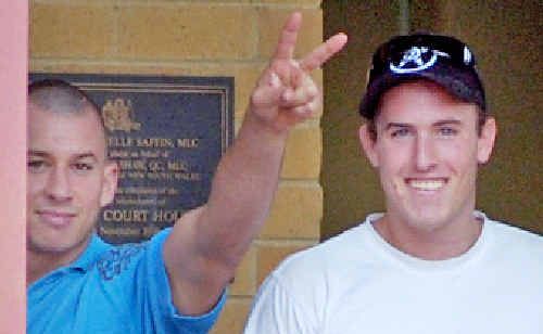 James Brown (left) and Ryan Hawken pictured on the first day of their court appearance. James Brown (left) and Ryan Hawken pictured on the first day of their court appearance.