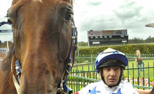 Darron Coleman with Star of Amy after winning at Ballina on Saturday. Darron Coleman with Star of Amy after winning at Ballina on Saturday.
