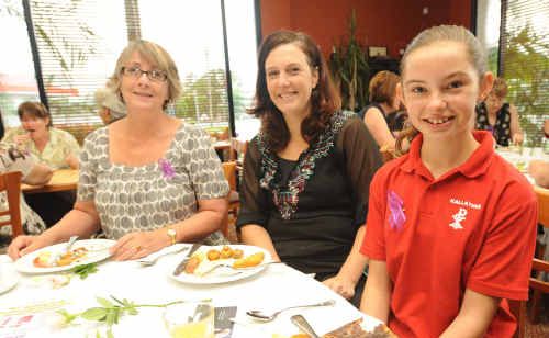 Something for young and old as Wendy Thomson and Nicole Smith and Crystal Smith, 11, grab some breakfast Something for young and old as Wendy Thomson and Nicole Smith and Crystal Smith, 11, grab some breakfast