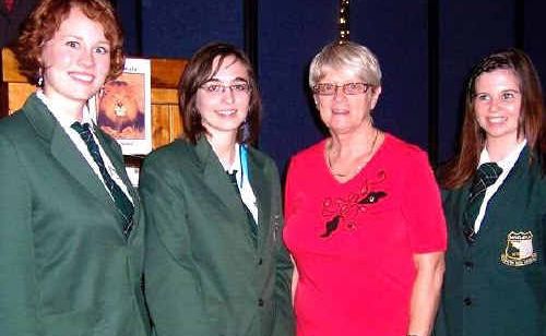 Yamba and Maclean Lions Youth of the Year winners Alice Batcheldor, Dannielle Brown and Lillian Shearman. Yamba and Maclean Lions Youth of the Year winners Alice Batcheldor, Dannielle Brown and Lillian Shearman.
