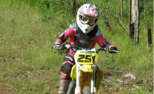 Tenayah McLeod soars during round 1 at South Grafton. Tenayah McLeod soars during round 1 at South Grafton.