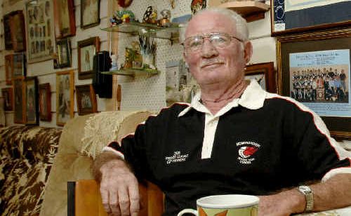 Richmond Rovers Soccer Club founder Bill Harris at his East Lismore home. Richmond Rovers Soccer Club founder Bill Harris at his East Lismore home.