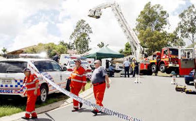 Police closed a residential Springfield street after a suspected drug laboratory exploded on Friday night. Police closed a residential Springfield street after a suspected drug laboratory exploded on Friday night.