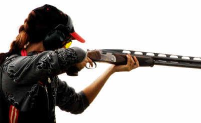 Grafton’s Yvette Gulliver takes aim during competition. Grafton’s Yvette Gulliver takes aim during competition.