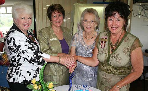 Celebrating the Alstonville Wollongbar Day VIEW Club’s ninth birthday and 50 years of VIEW last Monday were (l-r) zone councillor Joy Gregor, guest speaker and Ballina councillor Sharon Cadwallader, president Delma McDonald and national councillor Jan Blanch. Celebrating the Alstonville Wollongbar Day VIEW Club’s ninth birthday and 50 years of VIEW last Monday were (l-r) zone councillor Joy Gregor, guest speaker and Ballina councillor Sharon Cadwallader, president Delma McDonald and national councillor Jan Blanch.