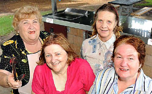 NICE NEIGHBOURS: Gympie tenant group president Gail Thomas, Marie Farenden, Sandy Morgan and Wide Bay Burnett regional tenant group president Pam Knight invite everyone to a free sausage sizzle for Neighbour’s Day in Gympie. NICE NEIGHBOURS: Gympie tenant group president Gail Thomas, Marie Farenden, Sandy Morgan and Wide Bay Burnett regional tenant group president Pam Knight invite everyone to a free sausage sizzle for Neighbour’s Day in Gympie.