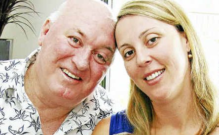 Vanessa Little and her daughter Carlie Jane with Vannessa’s father John Polley. Vanessa Little and her daughter Carlie Jane with Vannessa’s father John Polley.