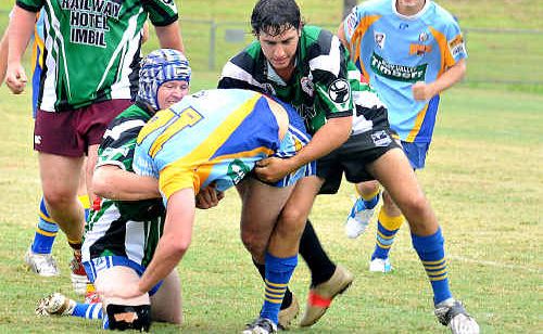 The long-awaited Mary Valley Stags in action against the Devils in a trial game. The long-awaited Mary Valley Stags in action against the Devils in a trial game.