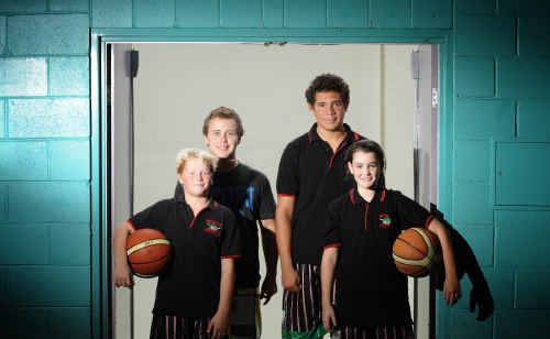 Bryce Crispin, Levi Parbery, Kyam Shannon and Hayley Lothian. Bryce Crispin, Levi Parbery, Kyam Shannon and Hayley Lothian.