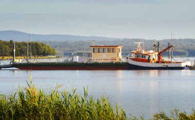 The Lawrence Ferry is out of service until further notice. The Lawrence Ferry is out of service until further notice.