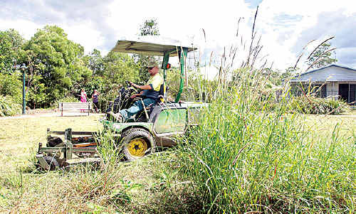 Coffs Harbour City Council's mowing of reserves is being done as quickly as possible. Coffs Harbour City Council's mowing of reserves is being done as quickly as possible.
