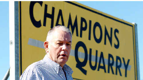 Quarry boss Jeff Champion has demanded compensation from Lismore city Council over a change of plans to repair part of Wyrallah Road in Lismore. Quarry boss Jeff Champion has demanded compensation from Lismore city Council over a change of plans to repair part of Wyrallah Road in Lismore.