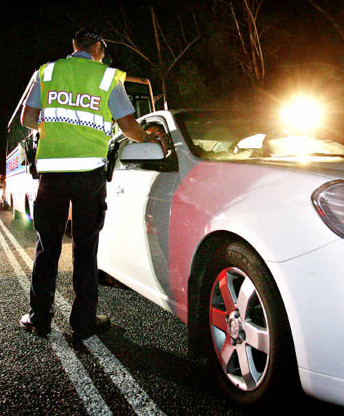 STOP: Drivers breath tested. STOP: Drivers breath tested.