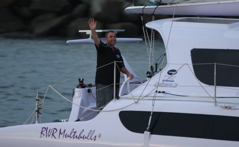 Bruce Arms wins the Trans Tasman yacht race from New Zealand to Mooloolaba in 2010. Bruce Arms wins the Trans Tasman yacht race from New Zealand to Mooloolaba in 2010.