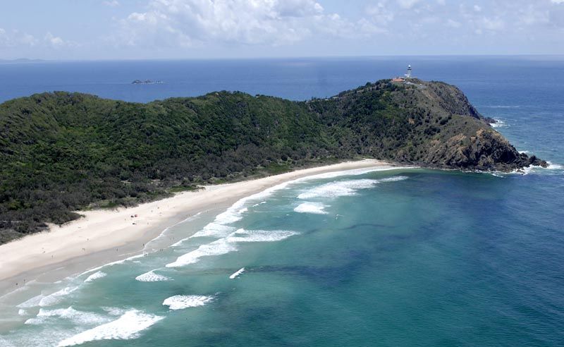 Byron Bay lighthouse and Tallow Beach Byron Bay lighthouse and Tallow Beach