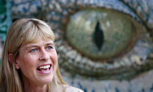 Terri Irwin of Australia Zoo. Terri Irwin of Australia Zoo.