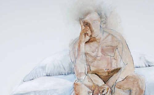 This painting, Seeing You Through a Head Tilted Glaze, by Brigid Ryan, is part of a new exhibition in Bangalow opening this Sunday. This painting, Seeing You Through a Head Tilted Glaze, by Brigid Ryan, is part of a new exhibition in Bangalow opening this Sunday.