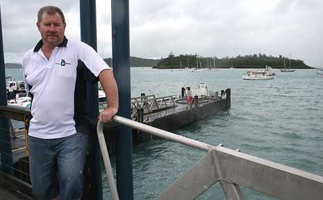 Paul McIlvride fears that Shute Harbour will turn into a ghost town with ferry services moving into Airlie Beach. Paul McIlvride fears that Shute Harbour will turn into a ghost town with ferry services moving into Airlie Beach.