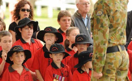 Harrison Lee, 5, of Lawrence, (centre). Harrison Lee, 5, of Lawrence, (centre).