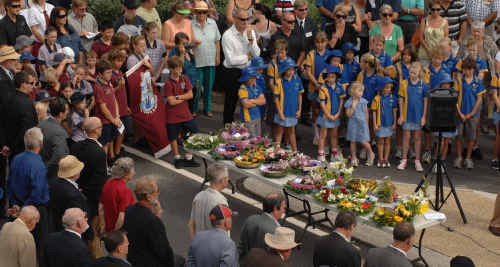 Children from the Lower Clarence schools joined ex-servicemen and women in the day of remembrance. Children from the Lower Clarence schools joined ex-servicemen and women in the day of remembrance.