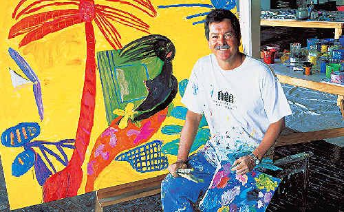 Artist Ken Done, pictured in his studio, will open the Maclean Agricultural Show. Artist Ken Done, pictured in his studio, will open the Maclean Agricultural Show.