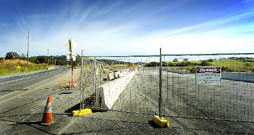 Opens today: The Ballina bypass detour off the old Pacific Highway, near Deadmans Creek Road at Cumbalum, is set to go ahead today, weather permitting. Opens today: The Ballina bypass detour off the old Pacific Highway, near Deadmans Creek Road at Cumbalum, is set to go ahead today, weather permitting.