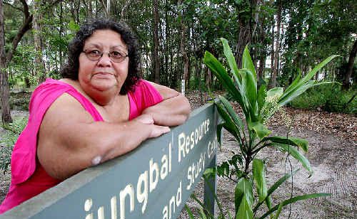 DISGUSTED: Tweed Aboriginal co-op secretary Desrae Rotumah is upset a website is claiming the Tweed Heads Historical Site is an ideal place to meet gay men. DISGUSTED: Tweed Aboriginal co-op secretary Desrae Rotumah is upset a website is claiming the Tweed Heads Historical Site is an ideal place to meet gay men.