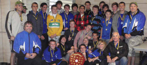 Far North Coast players celebrate their achievement. Far North Coast players celebrate their achievement.